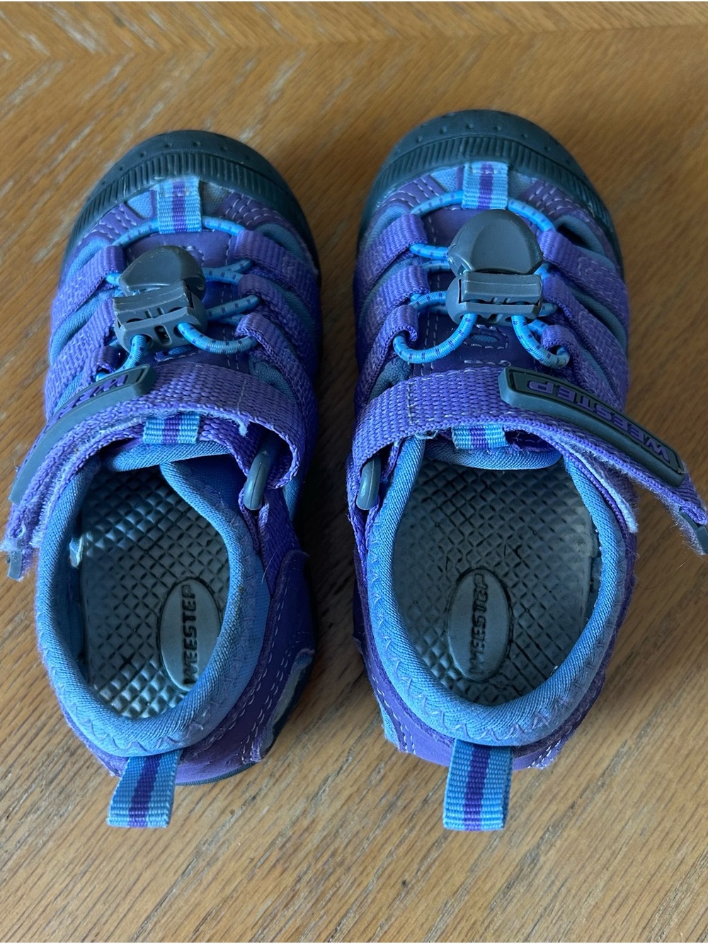 Weestep Toddler Size 6 Purple Water Sandals Beach Shoes